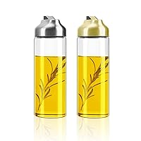 Aelga Olive Oil Dispenser Bottle Silver and Gold