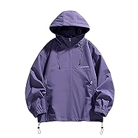 Rain Jacket Man Lightweight Waterproof Rain Shell Jacket Raincoat With Hood For Golf Cycling Mens Windbreaker