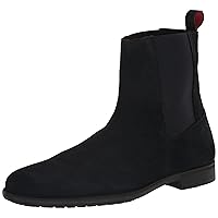 HUGO Men's Smooth Suede Pull on Chelsea Boot Hunting Shoe