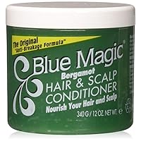 Blue Magic Bergamot Hair & Scalp Conditioner, 12 oz (340 g) (Pack of 6)