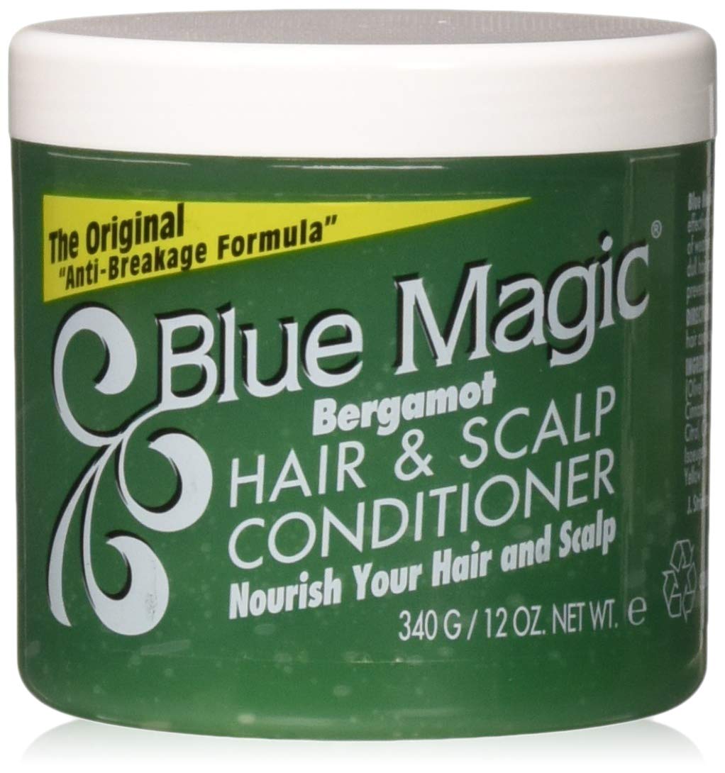 Blue Magic Bergamot Hair & Scalp Conditioner, 12 oz (340 g) (Pack of 6)