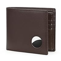 FALAN MULE Wallet for Men Genuine Leather RFID Blocking AirTag Wallet with Credit Card Holder for Men