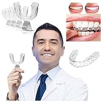 Mouth Guard, Night Guards for Grinding Teeth Custom Thermoplastic Dental Trays Thermoforming Dental Teeth Whitening Professionals Kit 4 PACK