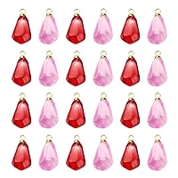 15Pcs/box Imitation Food Pomegranate Seed Resin Chrams Pendants Fruit-seminal Charms Pendants for DIY Jewelry Making Accessories - 16x9mm