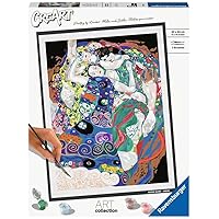 Ravensburger Klimt: Virgin Paint by Numbers Kit for Adults - 23649 - Painting Arts and Crafts for Ages 14 and Up