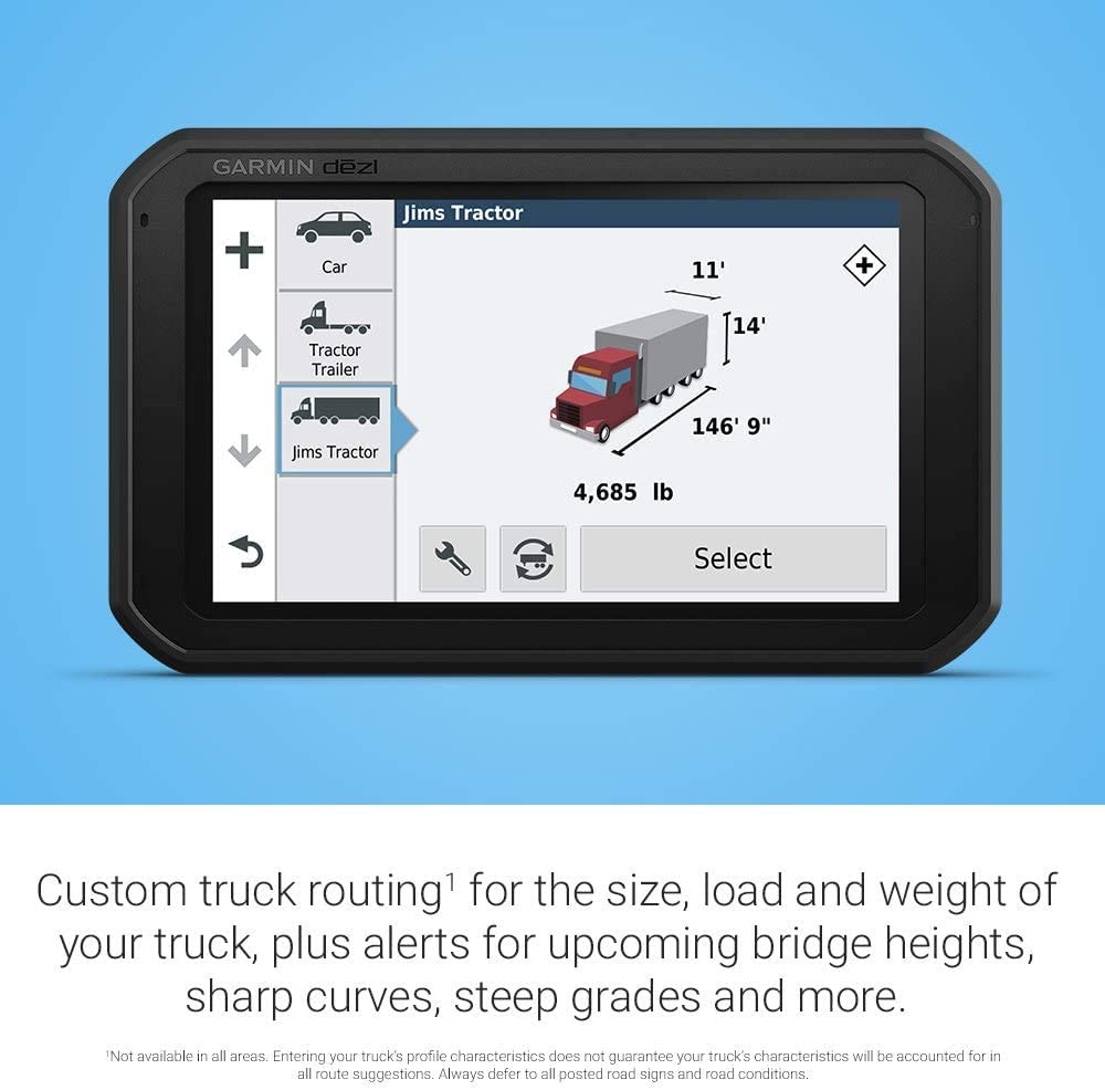 Garmin Dezl 780 LMT-S GPS Truck Navigator, 010-N1855-00, 7 inches(Renewed)
