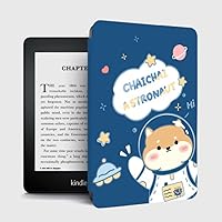 Slim Case for All-New Kindle(8th Gen, 2016 Release) - PU Leather Cover with Auto Wake/Sleep-Fits Amazon All-New Kindle 2016(Will not fit Kindle Paperwhite or Kindle Oasis), Space Dog