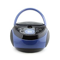 Emerson EPB-3000 Portable CD Player with AM/FM Stereo Radio, Blue