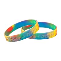 Autism Awareness Silicone Bracelets – Inexpensive Asperger’s & Autism Awareness Rubber Wristbands