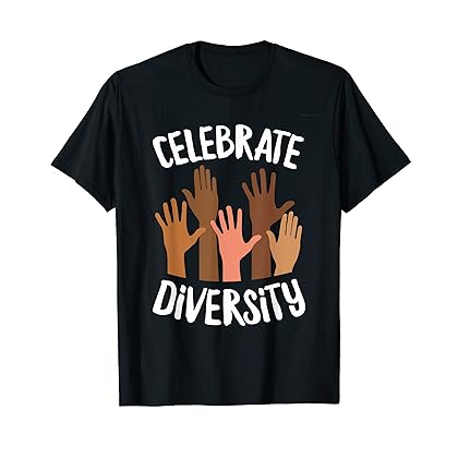 Celebrate Diversity Melanin Black History African Pride T-Shirt