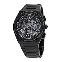 Zenith Defy El Primero 21 Chronograph Automatic Black Skeletal Dial Men's Watch 49.9000.9004/78.M9000