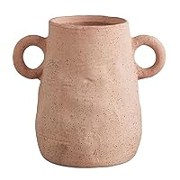 47th & Main Stoneware 2-Handle Ceramic Home Décor Pot Vase, 6