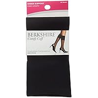Berkshire Women's Plus Size Queen Sheer Graduated Compression Trouser Sock