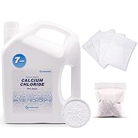 7 LBS Calcium Chloride Desiccant, Reusable Dessicant Dehumidifiers Desiccant Moisture Absorber with 20pcs Resealable Nonwoven Zip Bags