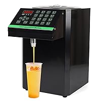 SOKO Automatic Fructose Dispenser Machine Maker, Electric Fructose Sugar Syrup Dispenser Capacity 2.11 Gallon, Auto Bubble Tea Fructose Dispenser Maker 8L with 16 Groups