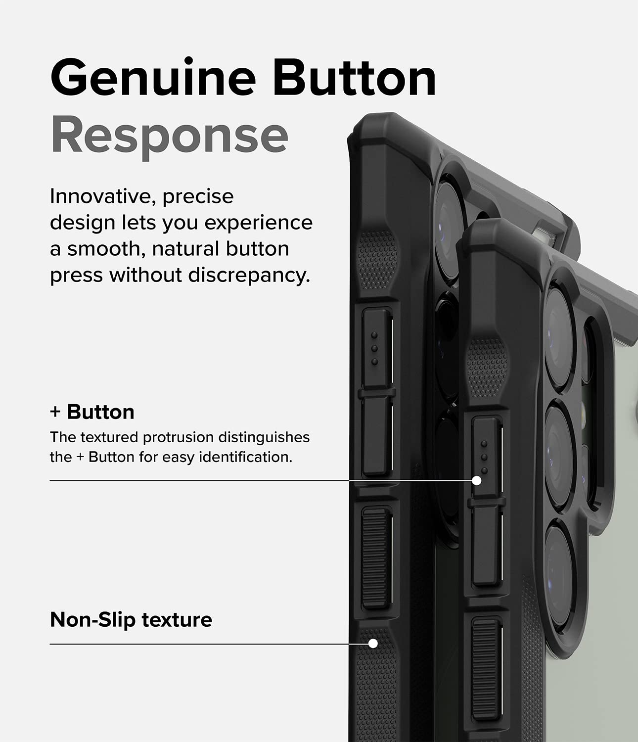 Ringke Fusion-X [Anti-Scratch Dual Coating] Compatible with Samsung Galaxy S23 Ultra 5G Case, Augmented Bumper Clear Hard Back Heavy Duty Shockproof Advanced Protective Cover - Black