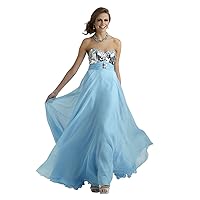 Clarisse Long A-Line Beaded Prom, Sweet 16 or Bridesmaids Dress 2308
