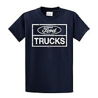 Ford Trucks Classic Square Logo Men's Short Sleeve T-Shirt Pickup Truck F150 F250 Ford Motor Company Tee