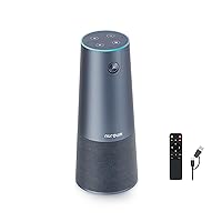 C40 2K Video Conference Webcam with Microphone and Speaker, 120°Ultra Wide Angle, AI Auto Framing, 5X Zoom, FHD Webcam 4 Noise Cancelling Mics,16ft Voice Pickup, for Zoom/Skype/Teams