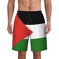 Palestinian Flag Trunks Man Swimming Shorts Quick Dry Swim Trunks Board Shorts