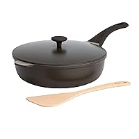 Goodful 11-Inch 4.4-Quart All-in-One Multilayer Nonstick Cast Cookware, Replaces Multiple Pots and Pans