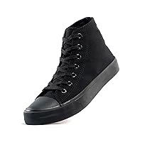 rosyclo Women's High Top Canvas Sneakers Fashion Lace-up Classic Casual Walking Shoes