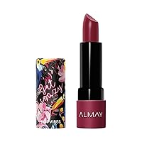 Almay Lipstick with Vitamin E Oil & Shea Butter, Matte Finish, Hypoallergenic, Get Crazy, 0.14 Oz