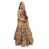 Maroon Velvet Bridal Glitter lehenga Choli Dupatta For Indian Woman 8301