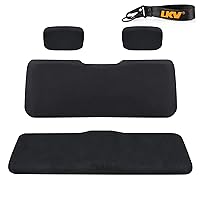 LKV UTV Ranger Seat Covers 4 Sets with Waterproof PU Coating Compatible with Polaris Ranger 500 700 800 2002-2008
