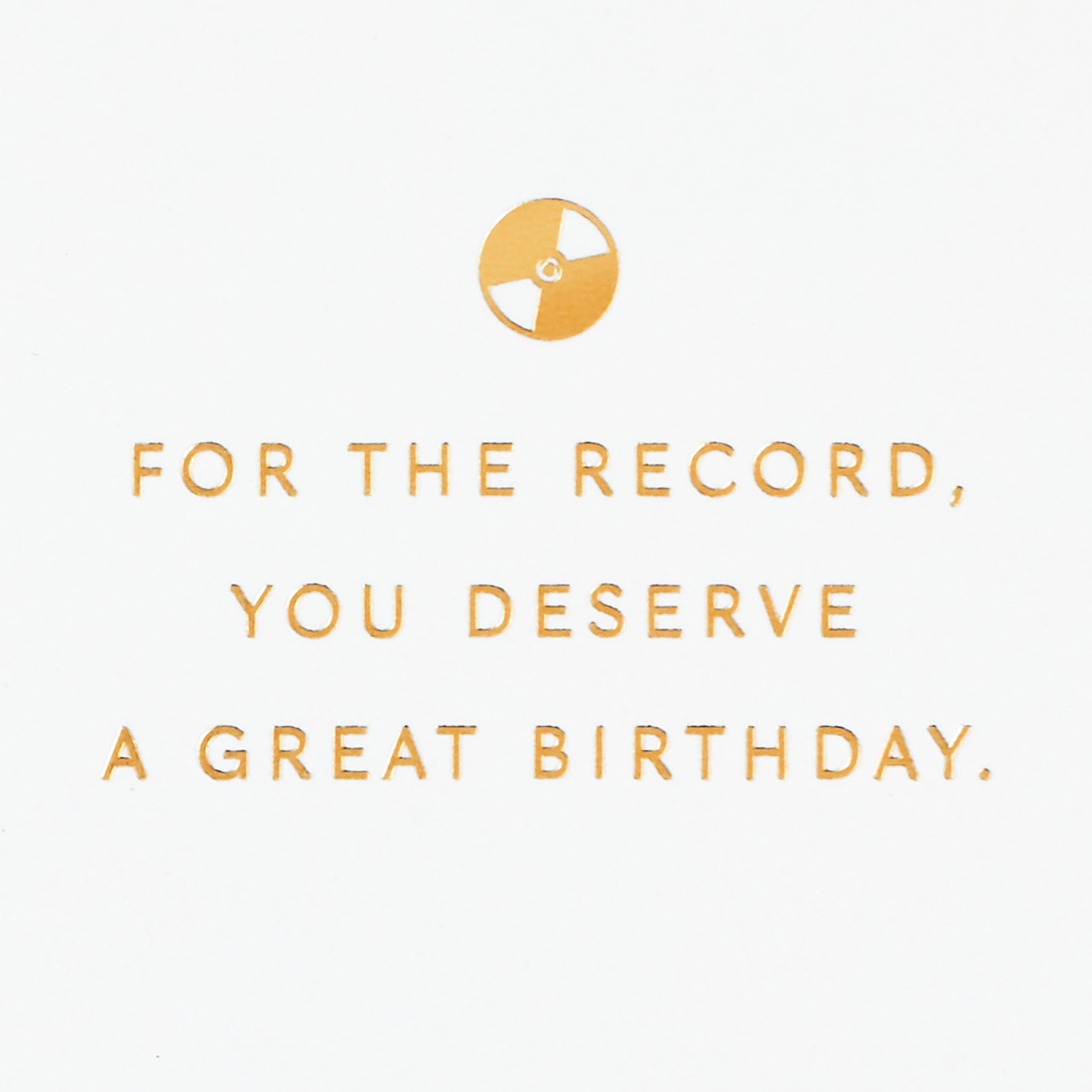 Hallmark Signature Birthday Card (Record)