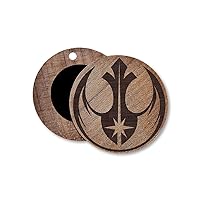 Rebel Alliance Jedi Order Jewelry Box Wood Engraved Ring Box Princess Leia Han Solo I Love You I Know Wedding Ring Box Engagement Ring Holder Engagement Ring Box StarWars Jewelry Box