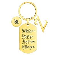 VNOX Custom Keychain Gifts for Men - Personalized Key Chain Keychains for Husband Dad Son,Valentines Birthday Christmas Gifts
