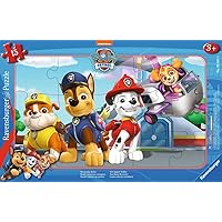 Ravensburger - Children's Puzzle - 15-Piece Frame Puzzle - Four Brave Rescuers/Paw Patrol - Girl or boy from 3 Years Old Puzzle Made in Europe - 05681