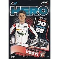 2022 Topps Formula 1 Turbo Attax #109 Frederik Vesti (ART Grand Prix) Official F1 Racing Card in Raw (NM or Better) Condition