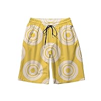 Mens Summer Quick Dry Swim Trunks Breathable Surf Beach Board Shorts Shorts Fashion Geometic Printed Swimwear Bathing Suits