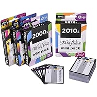 Trivial Pursuit Mini Packs Multipack, Fun Trivia Questions for Adults and Teens Ages 16+, Includes 4 Game Featuring 4 Decades