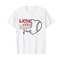 Baseball Sister Women's Little Sister Biggest Fan Tee Ball T-Shirt