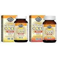 Garden of Life Vitamin Code Raw D3 2000 IU and 5000 IU Vitamin D3 Supplement Bundle with Probiotics