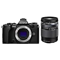 Olympus OM-D E-M5 Mark II Kit, Micro Four Thirds System Camera (16.1 Megapixel, 5-Axis Image Stabilisation, Electronic Viewfinder) + M.Zuiko Digital ED 14-150 mm F4-5.6 Zoom Lens, Black