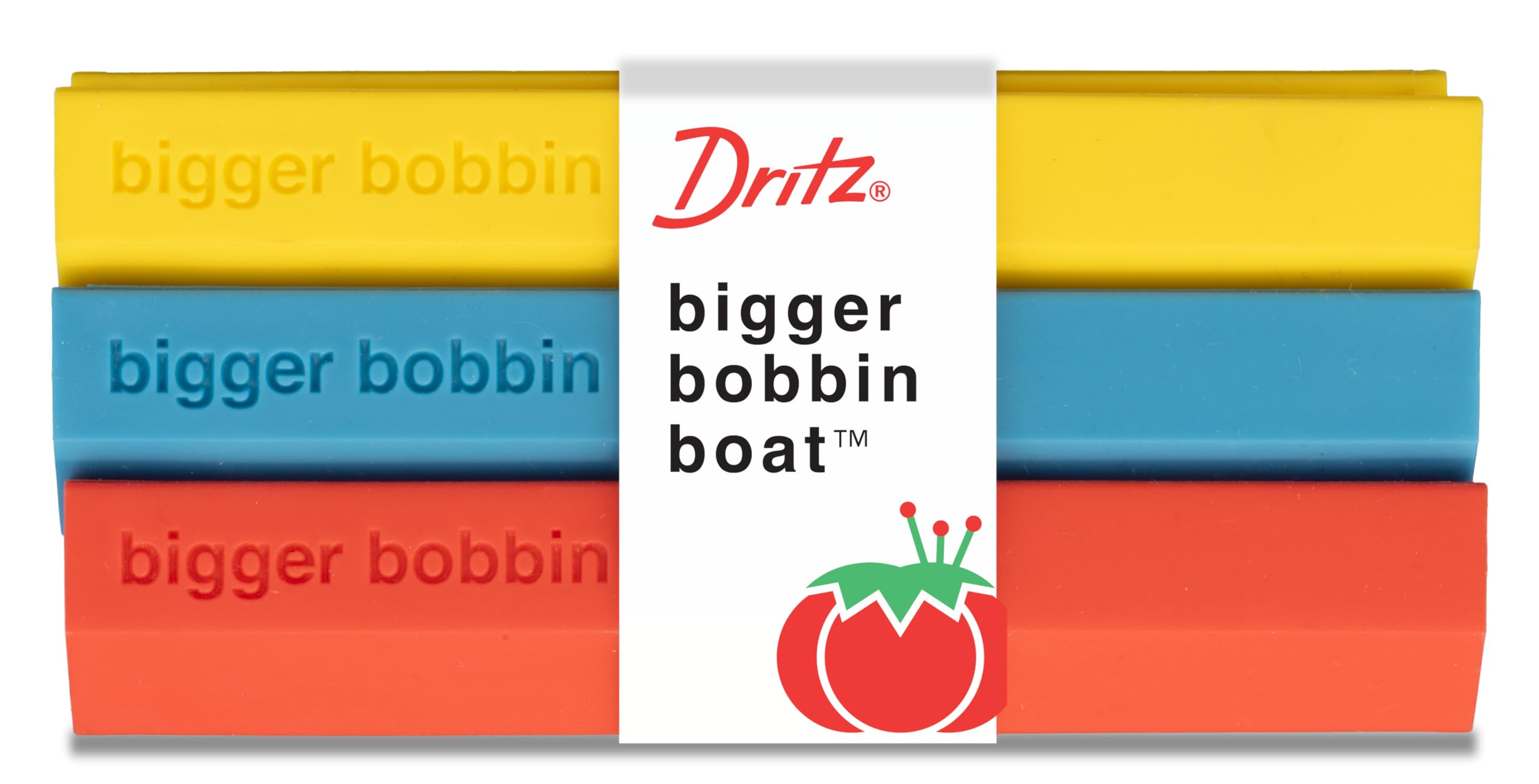 Dritz Bigger Boat Trio, Assorted, 3-Pack Bobbins, Multicolor 3 Count