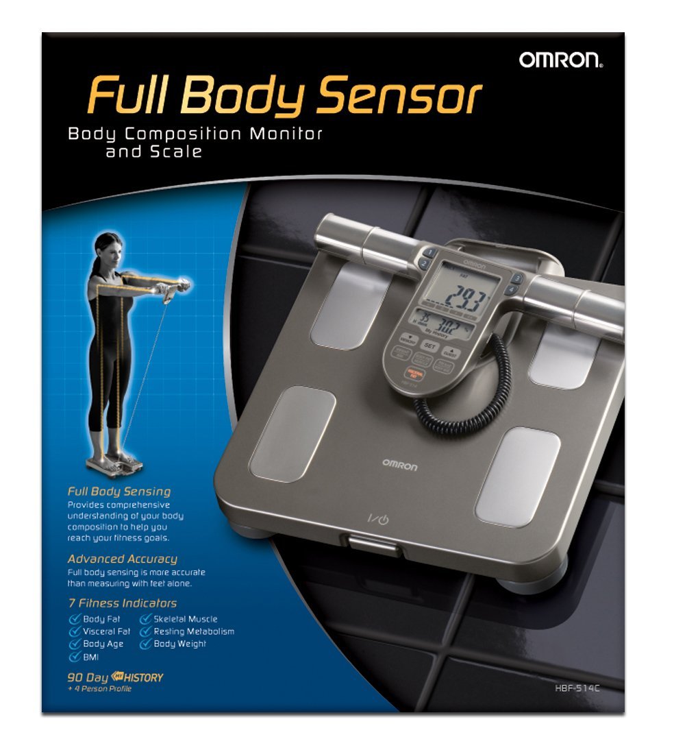 Omron Body Composition Monitor with Scale - 7 Fitness Indicators & 90-Day Memory