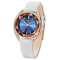 Watches for Women Wrist Watch Womens Watch Quartz Luxury Waterproof Leather Strap Diamond Slim Watch Fashion Blue Watch Gift for Women