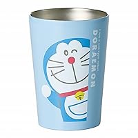 Kaneshotouki 008193 Doraemon Vacuum Insulated Stainless Steel Tumbler, M, 13.5 fl oz (400 ml), Blue