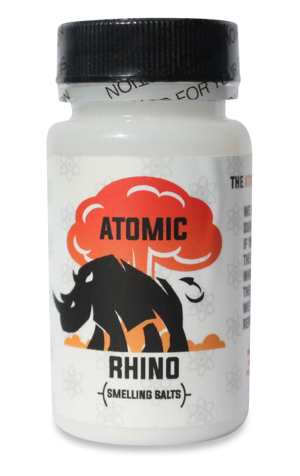 Atomic Rhino Smelling Salts for Athletes 100’s of Uses per Bottle Explosive Workout Sniffing Salts for Massive Energy Boost Just Add Water to Activate Pre Workout