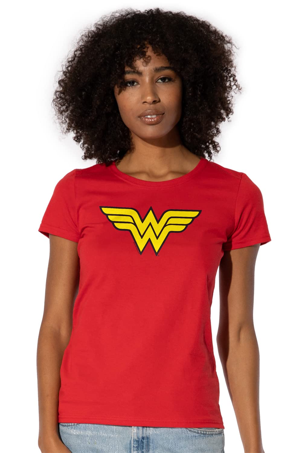 Popfunk Classic Wonder Woman Logo Women's T Shirt & Stickers