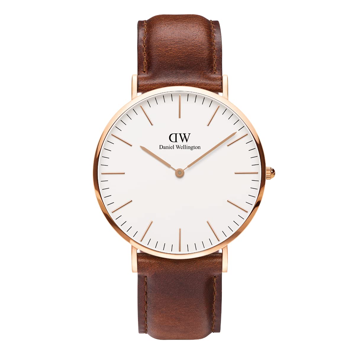 Daniel Wellington St Mawes Italian Leather 40mm & 32mm Couples Watch Set, Bundle