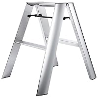 Hasegawa Ladders Lucano Step Stool Premium Edition 2 Step Silver