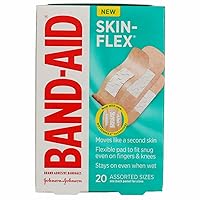 BAND-AID® Brand Skin-Flex® Bandages Assorted, 20 Count