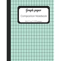 Graph Paper Notebook Checked Paper For Students Students Teachers Quad Ruled 4x4 110 Pages Lined 8.5x11