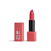 3INA The Lipstick 382 - Outstanding Shade Selection - Matte And Shiny Finishes - Highly Pigmented And Comfortable - Vegan And Cruelty Free Formula - Moisturizes The Lips - Classic Pink - 0.16 Oz